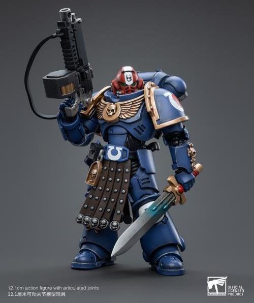 JoyToy - Warhammer 40k - Ultramarines - Intercessor Veteran Sergeant Brother Aeontas - Collectables > Action Figures > toys -  Joy Toy