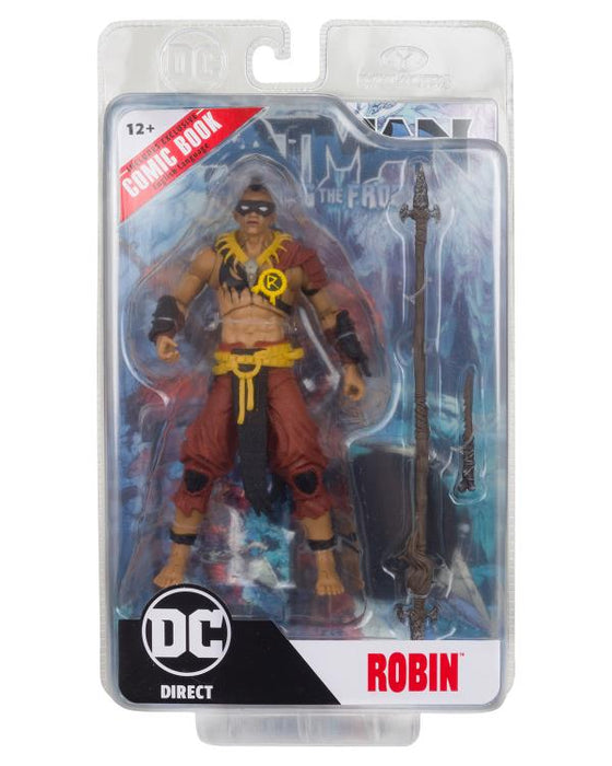 McFarlane Toys - Batman: Fighting the Frozen Page Punchers Robin 7" Figure with Comic -  -  McFarlane Toys
