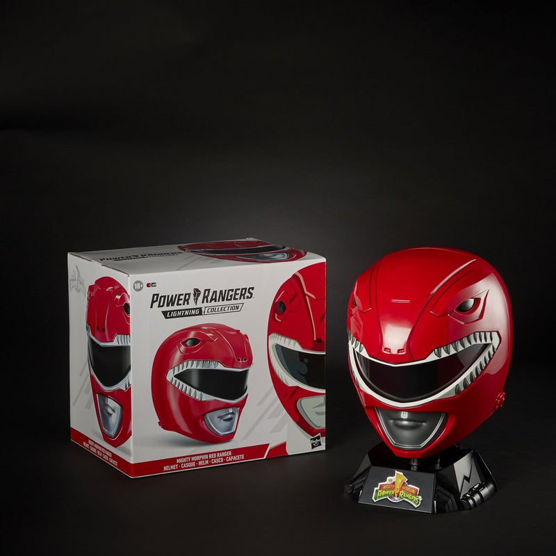 Power Rangers Lightning Collection Premium Red Ranger Helmet Prop Replica - Gear -  Hasbro