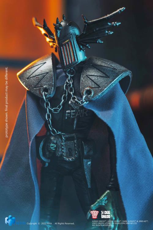 Hiya Toys - 2000 AD Exquisite Mini Series Judge Fear 1:18 - Collectables > Action Figures > toys -  HIYA TOYS