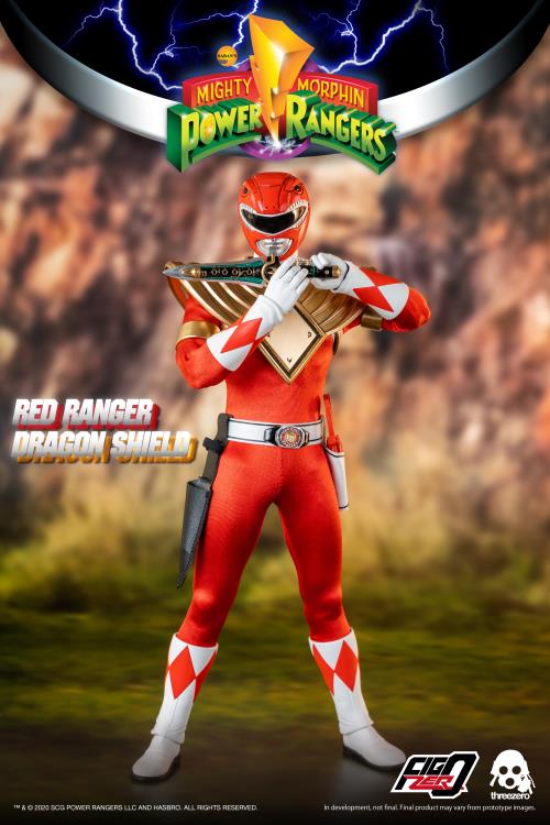 ThreeZero - Mighty Morphin Power Rangers - Dragon Shield Red Ranger 1/6 Sc - Exclusive - Collectables > Action Figures > toys -  ThreeZero