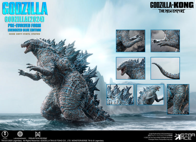 Godzilla (2024) - Godzilla Pre-Evolved Form Energized Blue Edition (Preorder Q4 2025) - statue -  Star Ace Toys