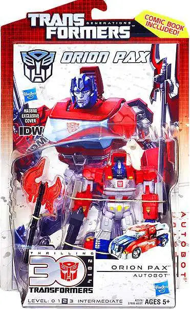 Transformers Generations  30th Anniversary IDW Orion Pax Deluxe - Collectables > Action Figures > toys -  Hasbro