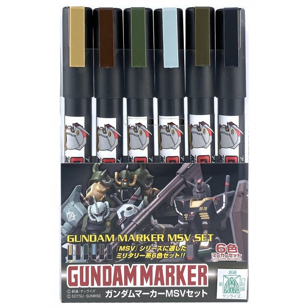 Mr. Hobby - GMS127 Gundam Marker MSV Set