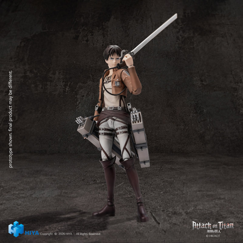 HIYA Attack on Titan Eren Yeager 1/12 action figure product photo 03