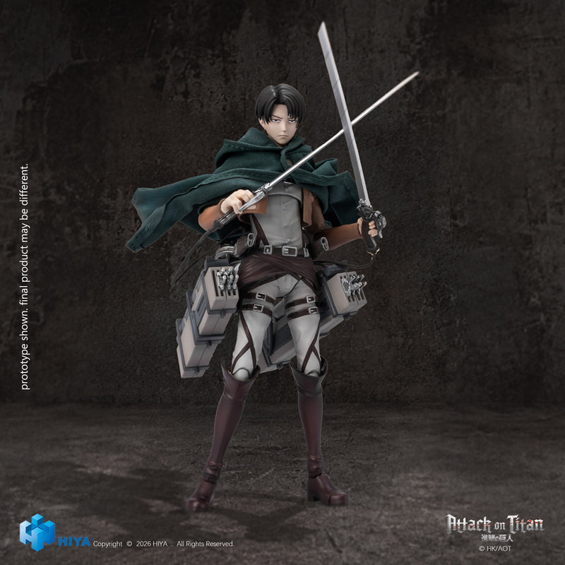 HIYA Attack on Titan Levi Ackerman 1/12 action figure product photo 01