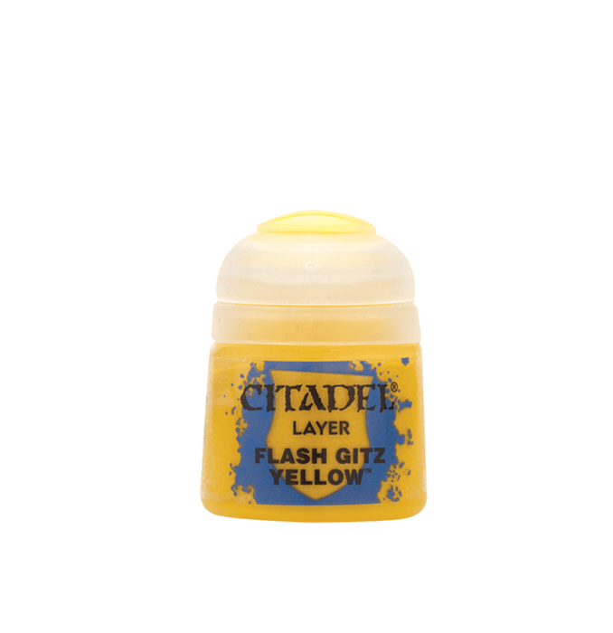 Layer - Flash Gitz Yellow - Acrylic Paint 12ML