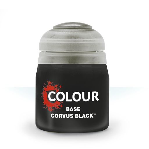 Base - Corvus Black - Acrylic Paint 12ML - Paint -  Games Workshop