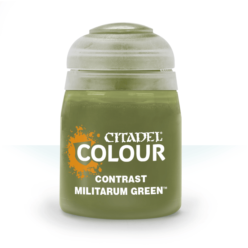Contrast - Militarum Green - Acrylic Paint 18ML - Paint -  Games Workshop