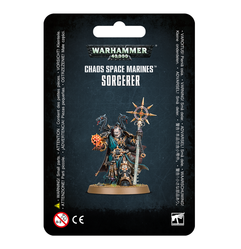 Warhammer 40,000 - Chaos Space Marines - Sorcerer - Miniature -  Games Workshop