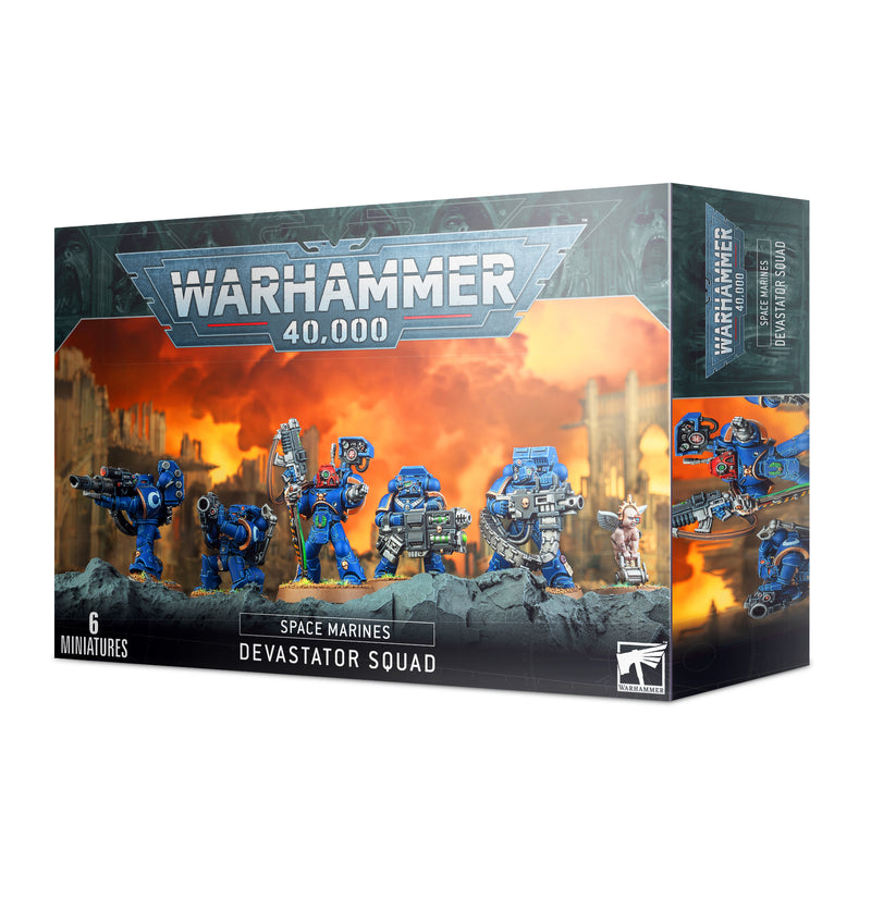 Warhammer 40,000 - Space Marines - Devastator Squad - Miniature -  Games Workshop