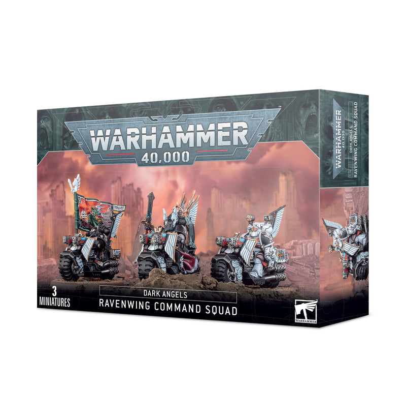 Warhammer 40,000 - Dark Angels - Ravenwing Command Squad - Miniature -  Games Workshop