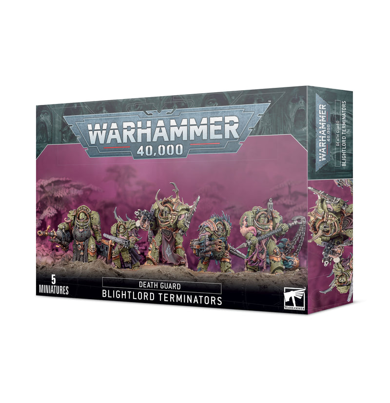 Warhammer 40,000 - Death Guard - Blightlord Terminators - Miniature -  Games Workshop