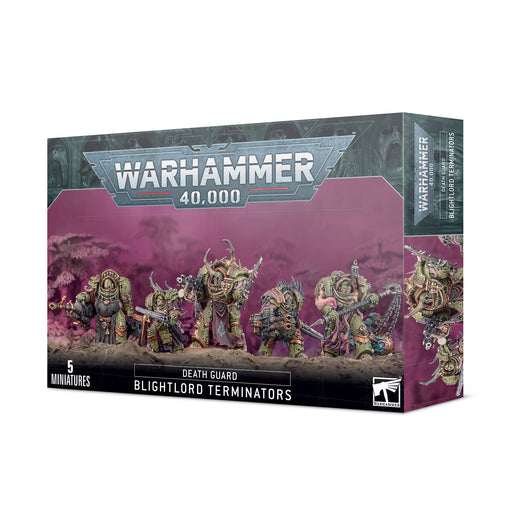 Warhammer 40,000 - Death Guard - Blightlord Terminators - Miniature -  Games Workshop