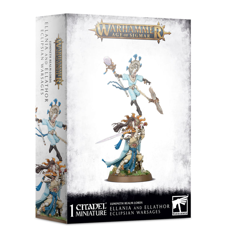 Warhammer: Age of Sigmar - Lumineth Realmlords - Ellania and Ellathor, Eclipsian Warsages