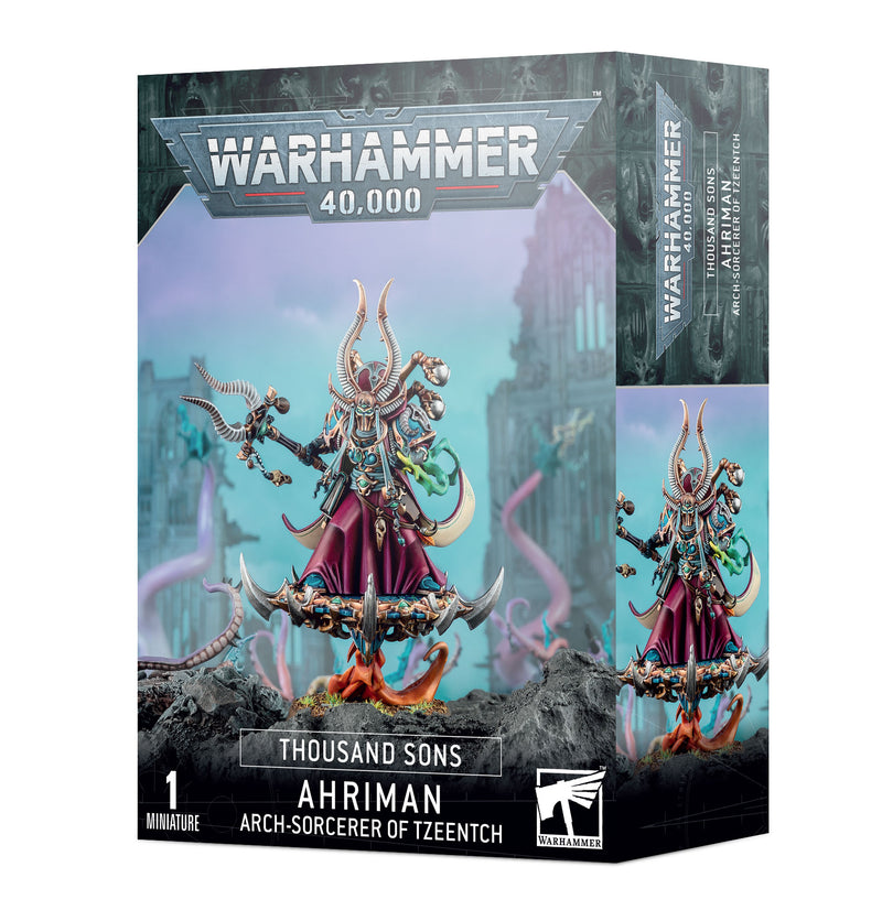 Warhammer 40,000 - Thousand Sons - Ahriman: Arch-Sorcerer of Tzeentch - Miniature -  Games Workshop