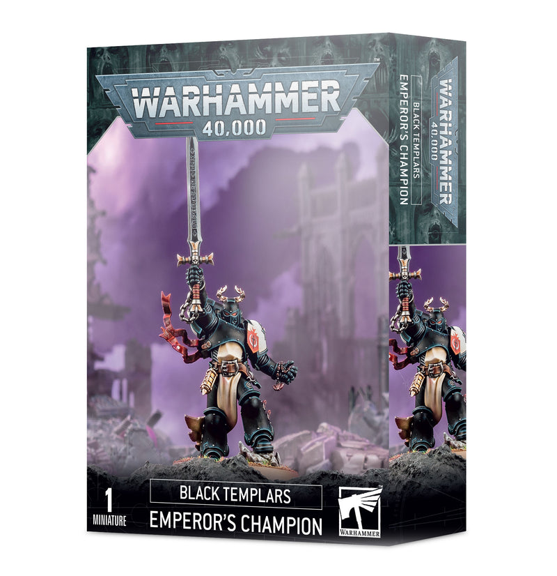 Warhammer 40,000 - Black Templars - Emperor's Champion - Miniature -  Games Workshop