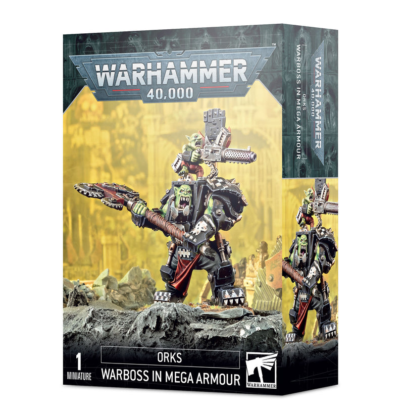 Warhammer 40,000 - Orks - Warboss in Mega Armour - Miniature -  Games Workshop