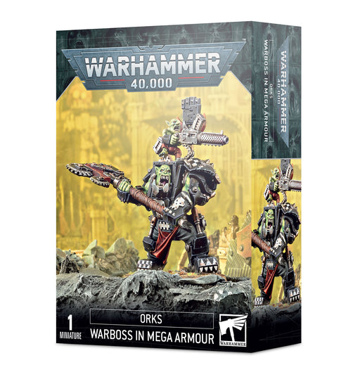 Warhammer 40,000 - Orks - Warboss in Mega Armour - Miniature -  Games Workshop