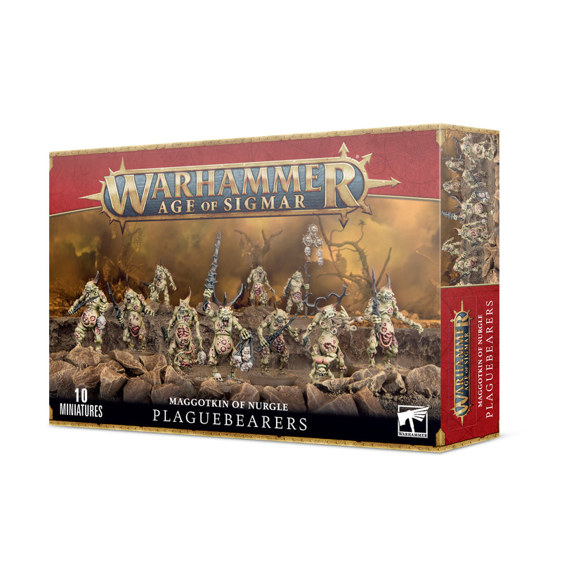 Warhammer: Age of Sigmar - Maggotkin of Nurgle - Plaguebearers - Miniature -  Games Workshop