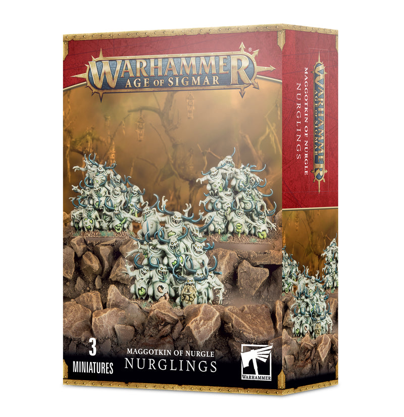 Warhammer: Age of Sigmar - Maggotkin of Nurgle - Nurglings - Miniature -  Games Workshop