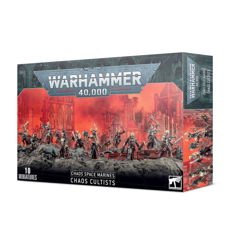 Warhammer 40,000 - Chaos Space Marines - Chaos Cultists - Miniature -  Games Workshop
