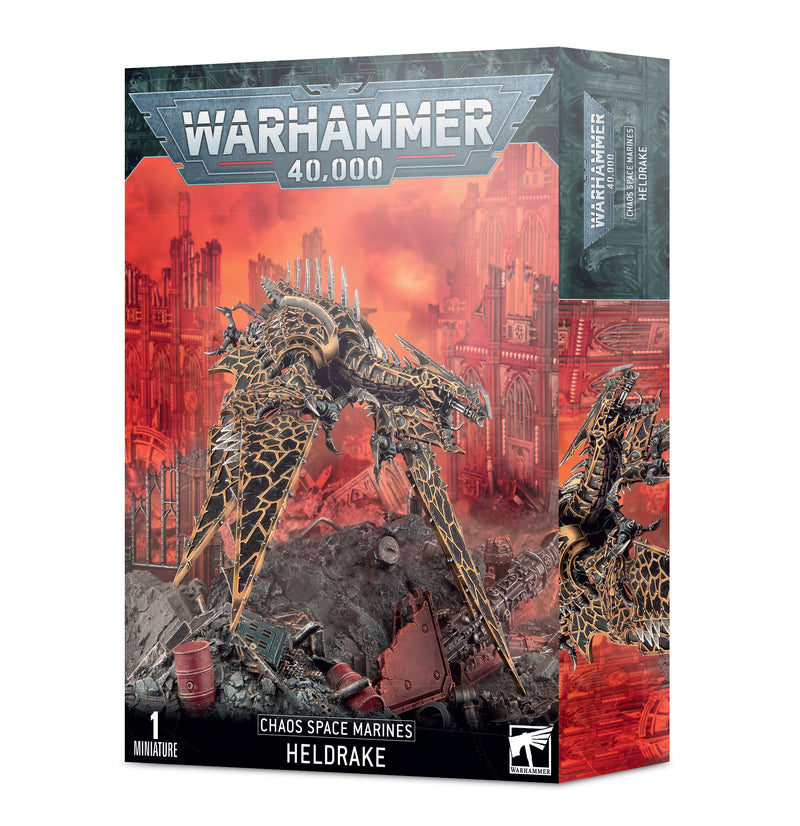 Warhammer 40,000 - Chaos Space Marines - Heldrake - Miniature -  Games Workshop