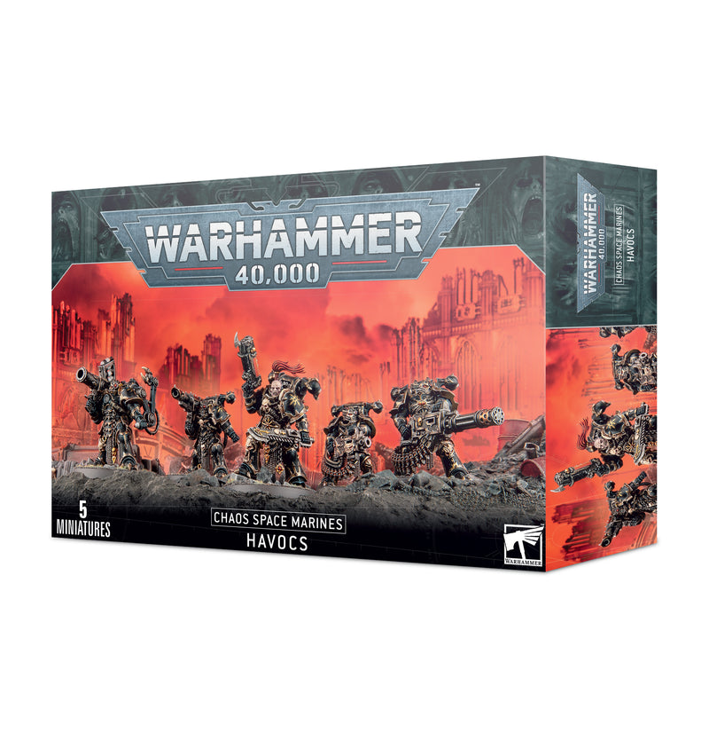 Warhammer 40,000 - Chaos Space Marines - Havocs - Miniature -  Games Workshop