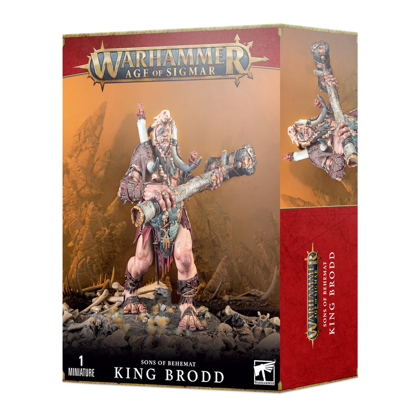 Warhammer: Age of Sigmar - Sons of Behemat - King Brodd - Miniature -  Games Workshop