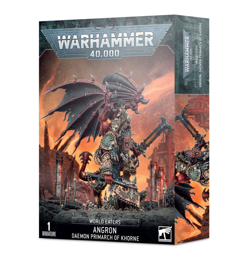 Warhammer 40,000 - World Eaters - Angron, Daemon Primarch of Khorne - Miniature -  Games Workshop