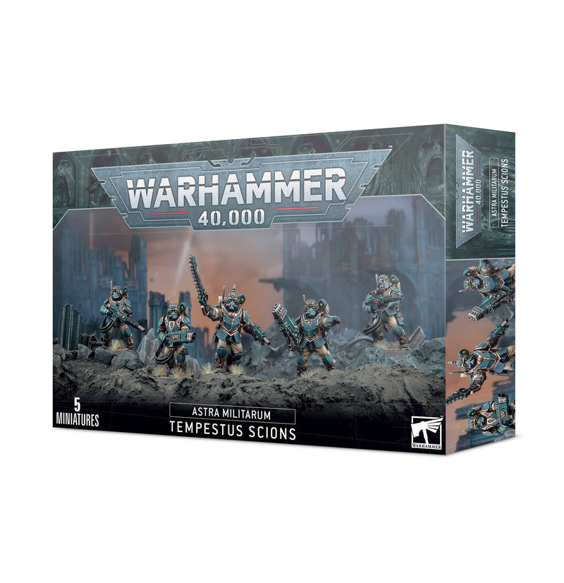 Warhammer 40,000 - Astra Militarum - Tempestus Scions - Miniature -  Games Workshop