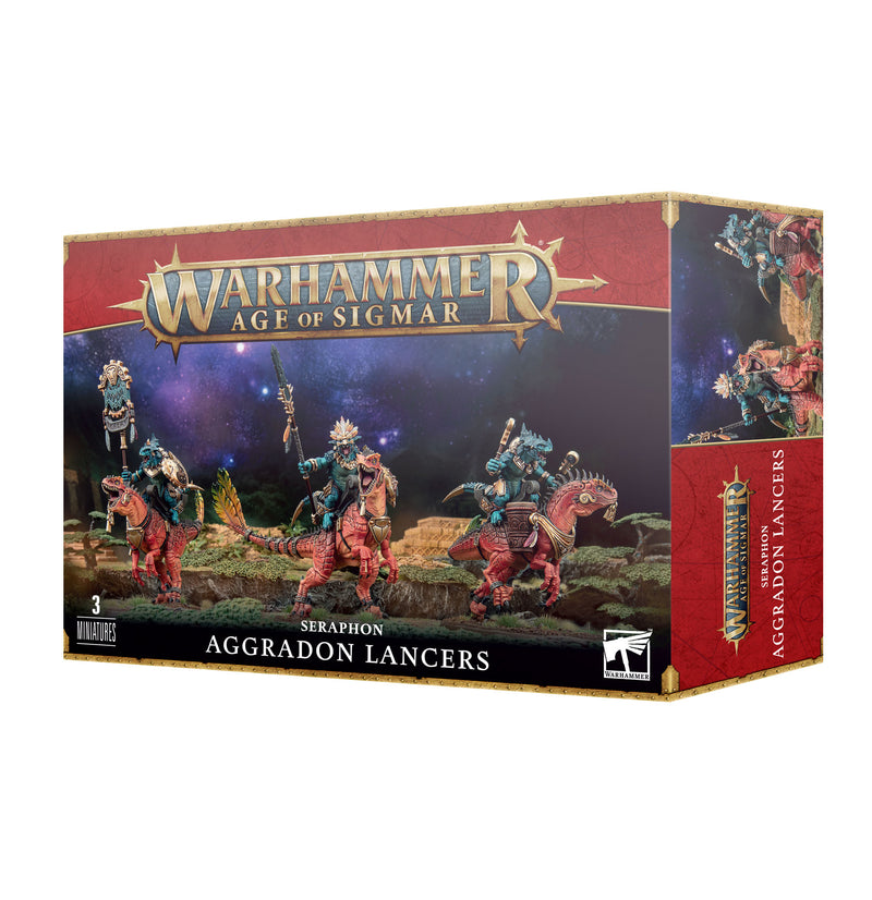Warhammer: Age of Sigmar - Seraphon - Aggradon Lancers - Miniature -  Games Workshop