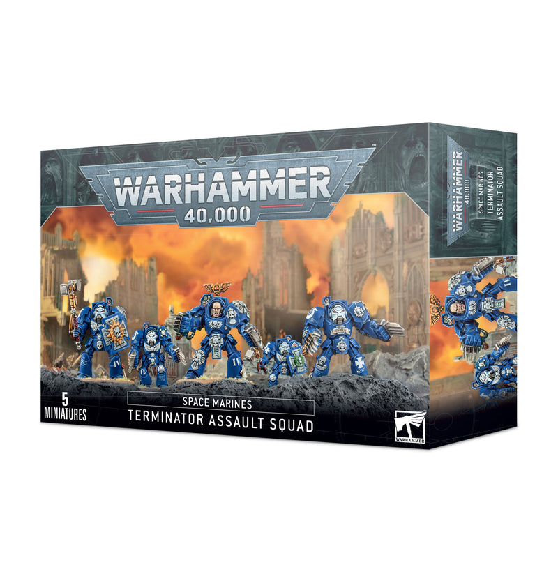 Warhammer 40,000 - Space Marines - Terminator Assault Squad - Miniature -  Games Workshop