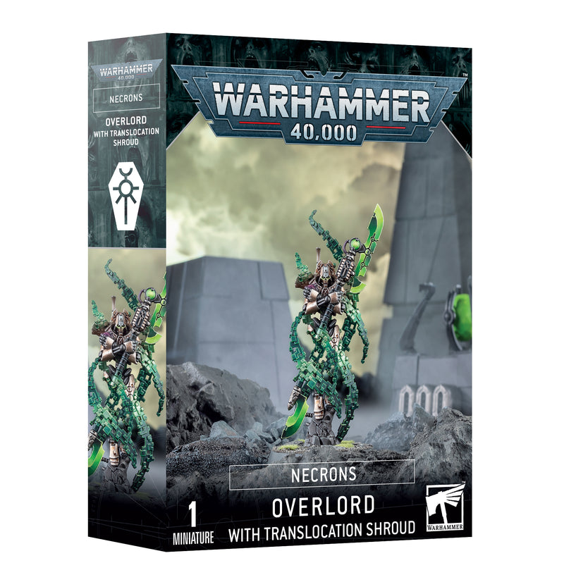 Warhammer 40,000 - Necrons - Overlord with Translocation Shroud - Miniature -  Games Workshop