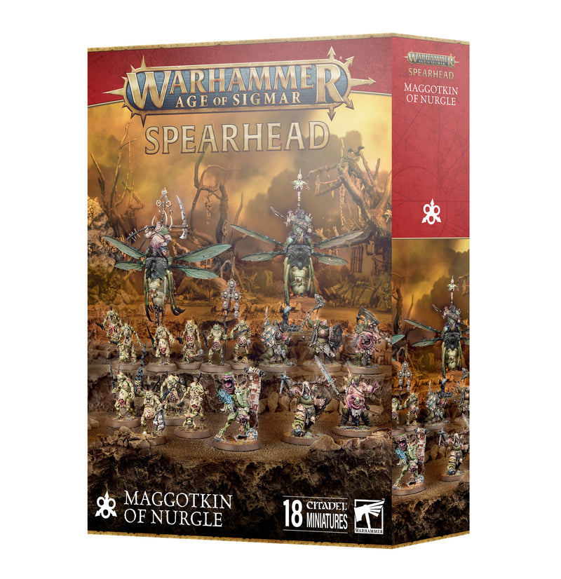 Warhammer: Age of Sigmar - Maggotkin of Nurgle - Spearhead - Miniature -  Games Workshop