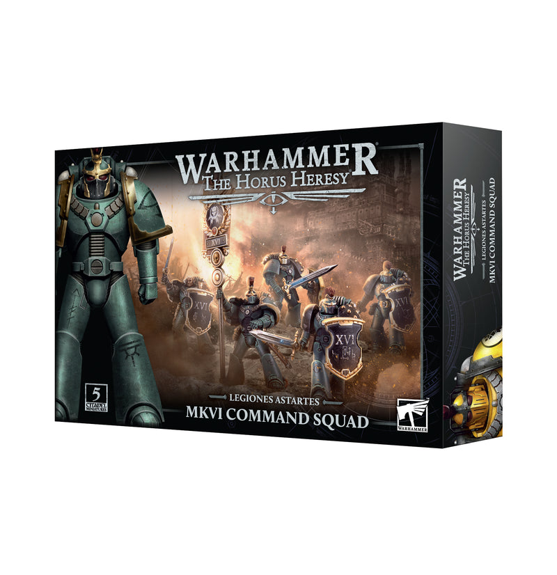 Horus Heresy - LEGIONES ASTARTES: MKVI COMMAND SQUAD - Miniature -  Games Workshop