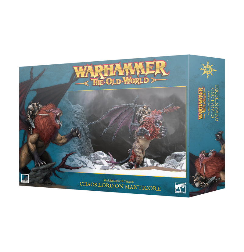 Warhammer: The Old World - Warriors of Chaos - Chaos Lord on Manticore - Miniature -  Games Workshop