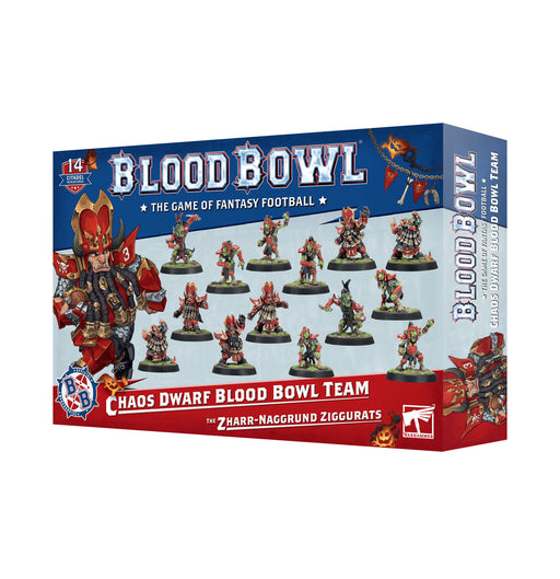 Blood Bowl - Chaos Dwarf Team - The Zharr-Naggrund Ziggurats - Miniature -  Games Workshop
