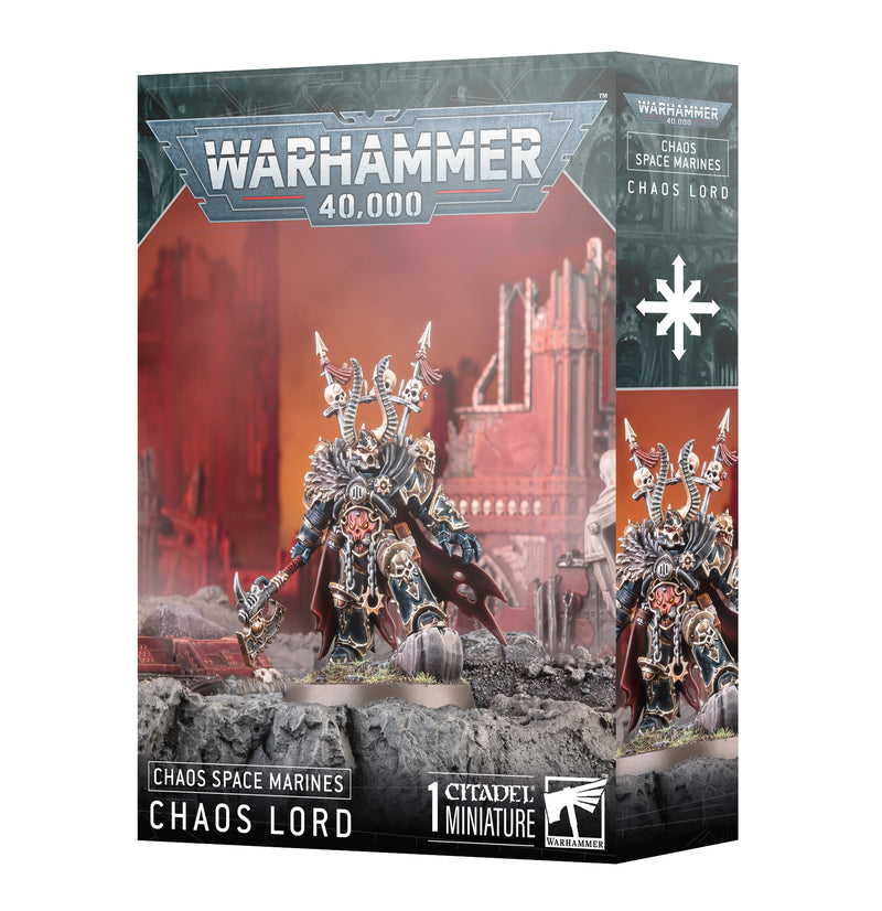 Warhammer 40,000 - Chaos Space Marines - Chaos Lord - Miniature -  Games Workshop