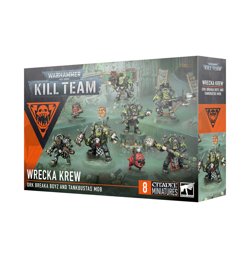 Warhammer 40,000 - Kill Team - Wrecka Krew Ork Breaka Boyz and Tankbustas Mob - Miniature -  Games Workshop
