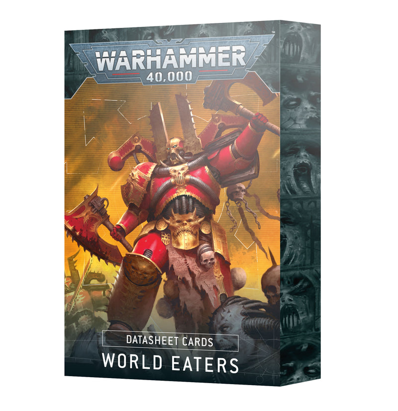 Warhammer 40,000 - Datasheet Cards: World Eaters - 10th Edition - Miniature -  Games Workshop