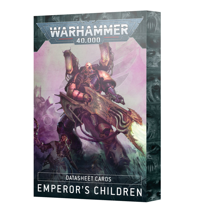 Warhammer 40,000 - Emperor’s Children - Datasheet Cards - Miniature -  Games Workshop