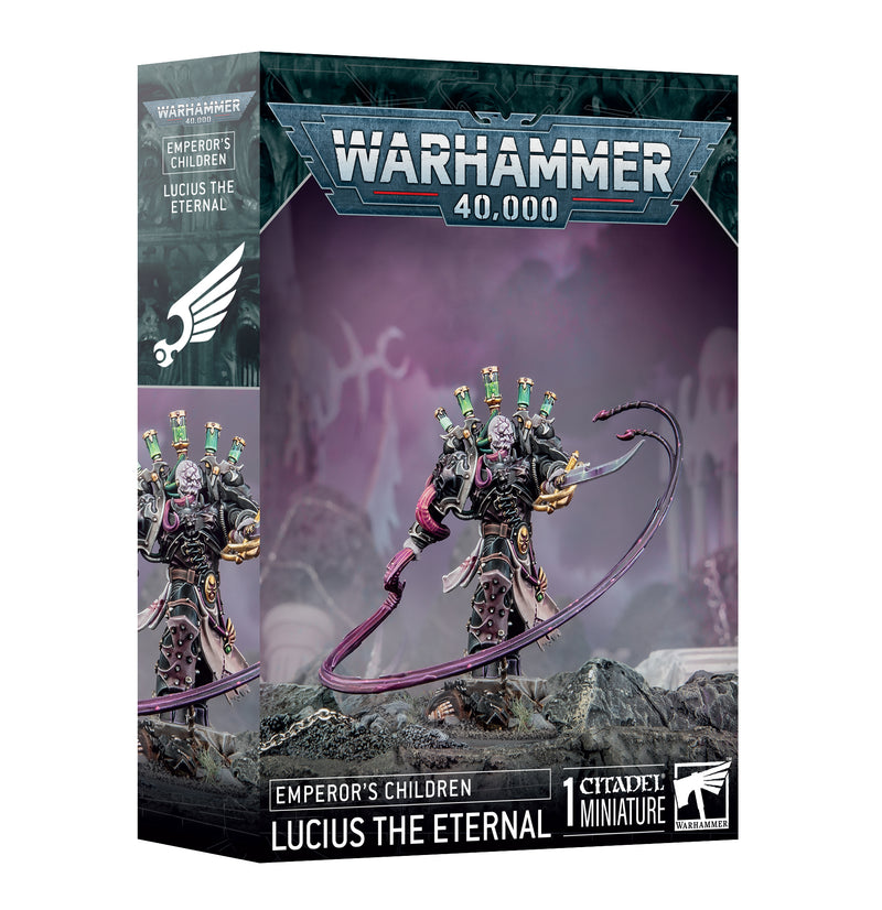 Warhammer 40,000 - Emperor’s Children - Lucius the Eternal - Miniature -  Games Workshop