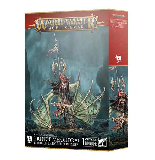 Warhammer: Age of Sigmar - Soulblight Gravelords - Prince Vhordrai Lord of the Crimson Keep - Miniature -  Games Workshop