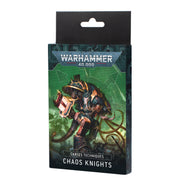 Warhammer 40,000 - Datasheet Cards: Chaos Knights - 10th Edition - Miniature -  Games Workshop