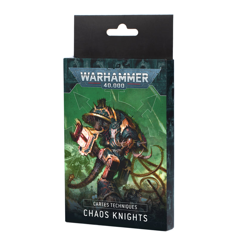 Warhammer 40,000 - Datasheet Cards: Chaos Knights - 10th Edition - Miniature -  Games Workshop