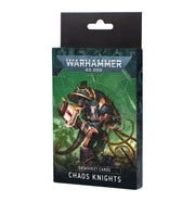 Warhammer 40,000 - Datasheet Cards: Chaos Knights - 10th Edition - Miniature -  Games Workshop