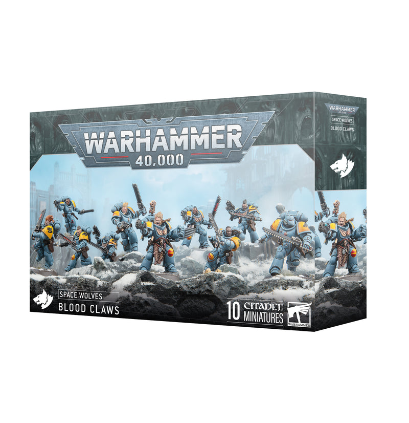 Warhammer 40,000 - Space Wolves - Blood Claws - Miniature -  Games Workshop