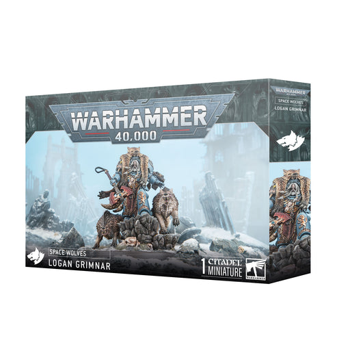 Warhammer 40,000 - Space Wolves - Logan Grimnar - Miniature -  Games Workshop