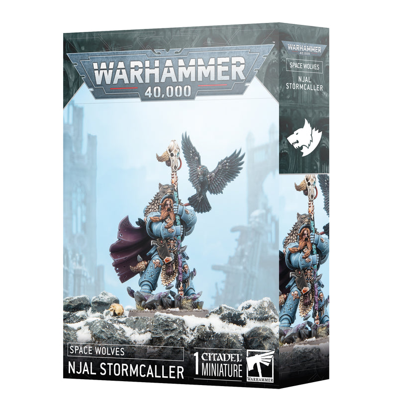 Warhammer 40,000 - Space Wolves - Njal Stormcaller - Miniature -  Games Workshop